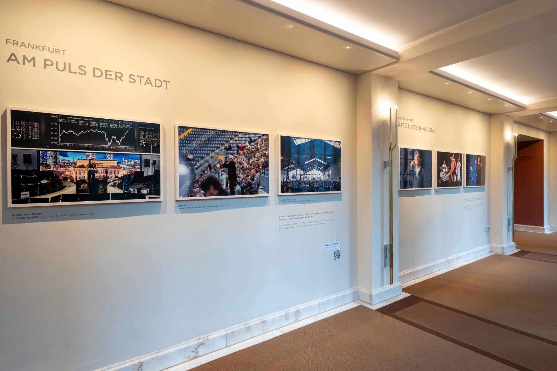 Wandelgänge in der "Alten Oper" in Frankfurt